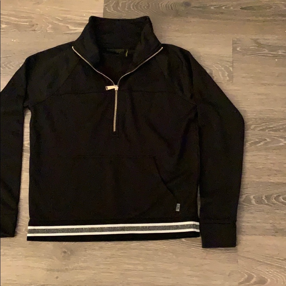 Donna karen active black pullover sweater